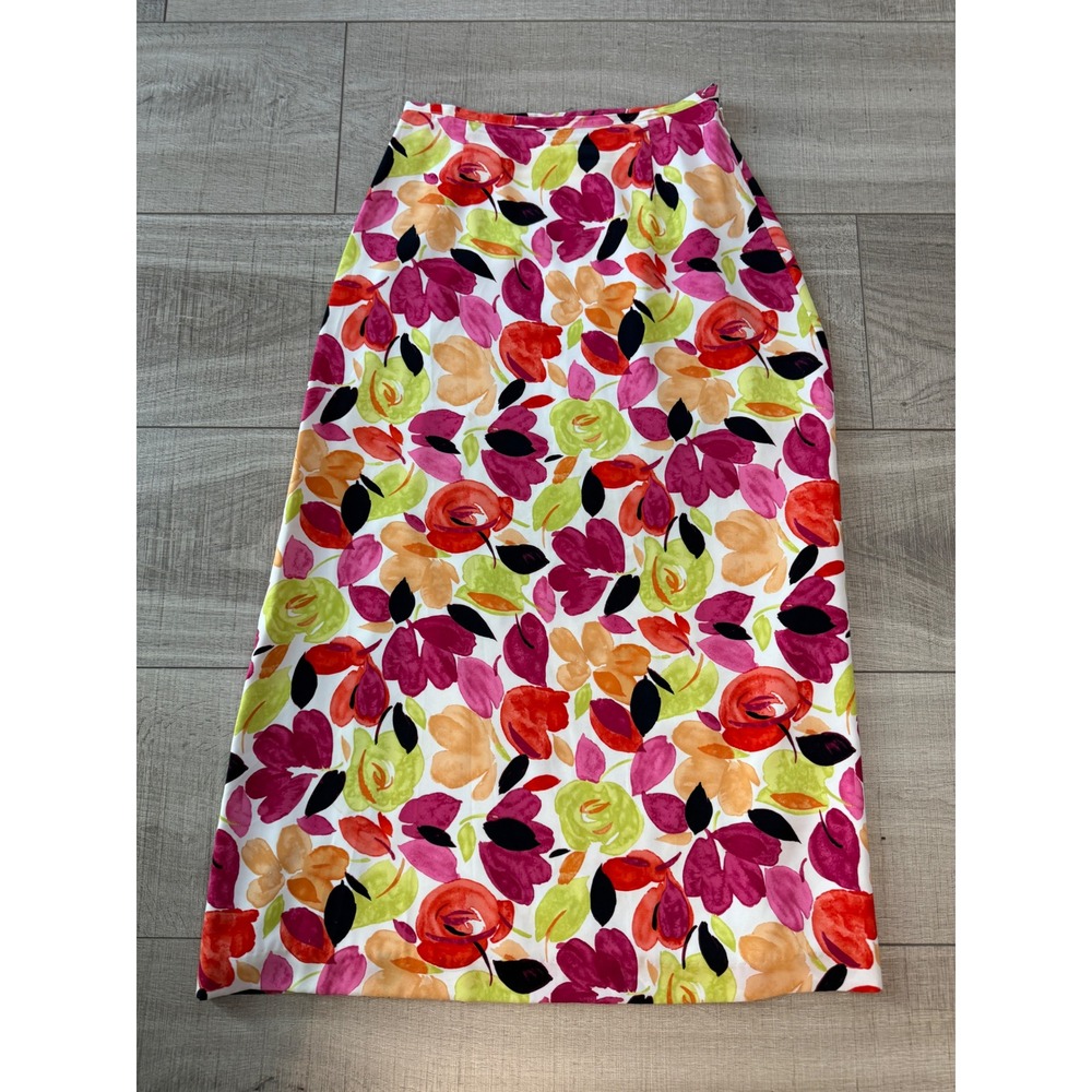 Floral Midi Skirt -‎ Size 4